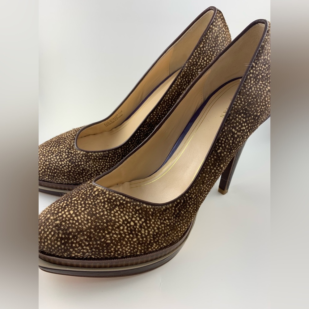 Cole Haan animal print pumps